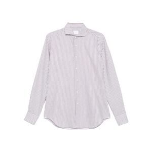 Xacus Men Twill Stripe Long Sleeve Shirt